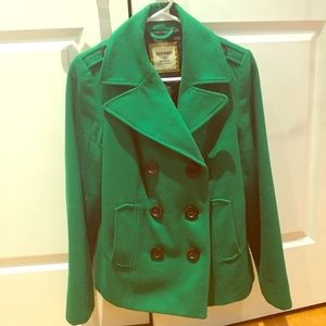 Old Navy green pea coat 🧥